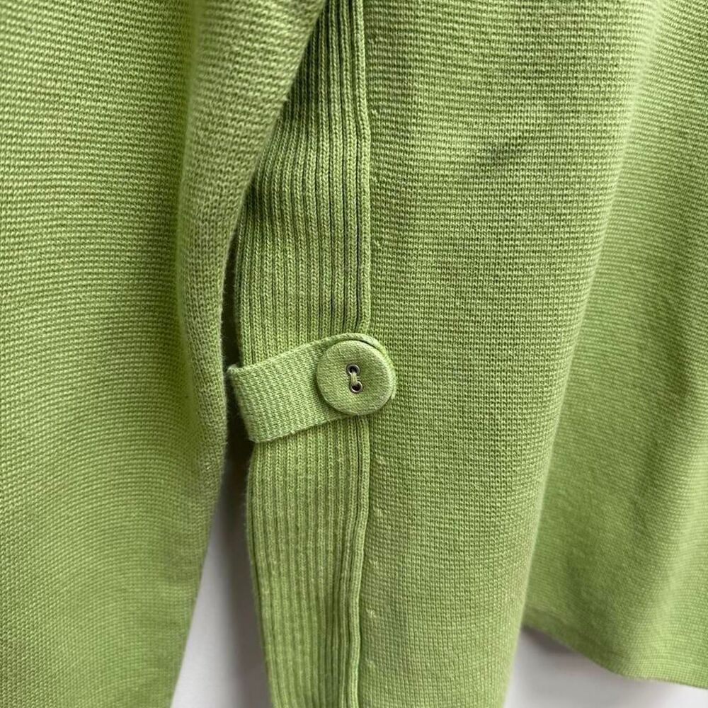 Pistachio Green Cotton Ribbed Sweater - Picture 2 of 8